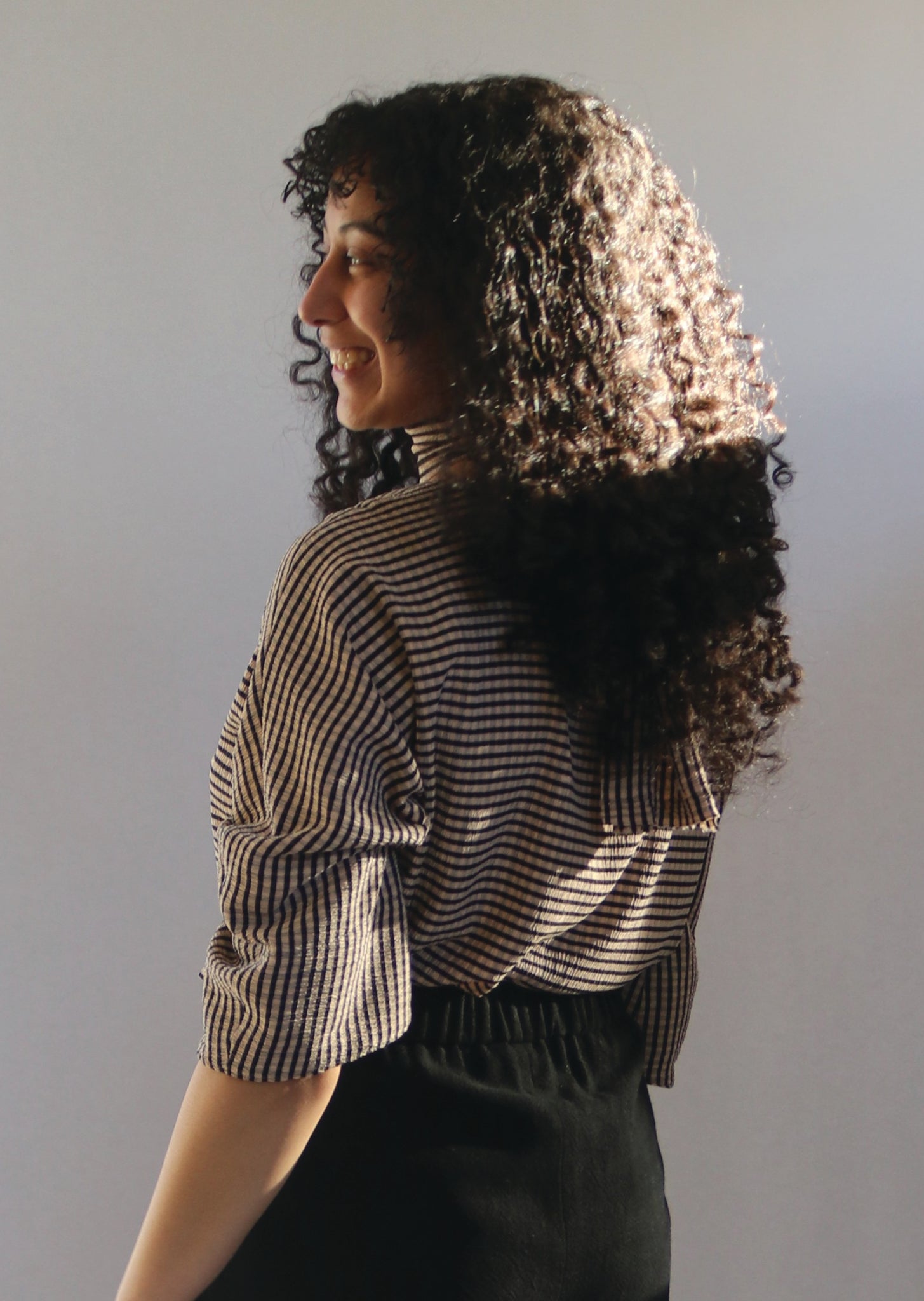 Dora Blouse Seesucker Gingham