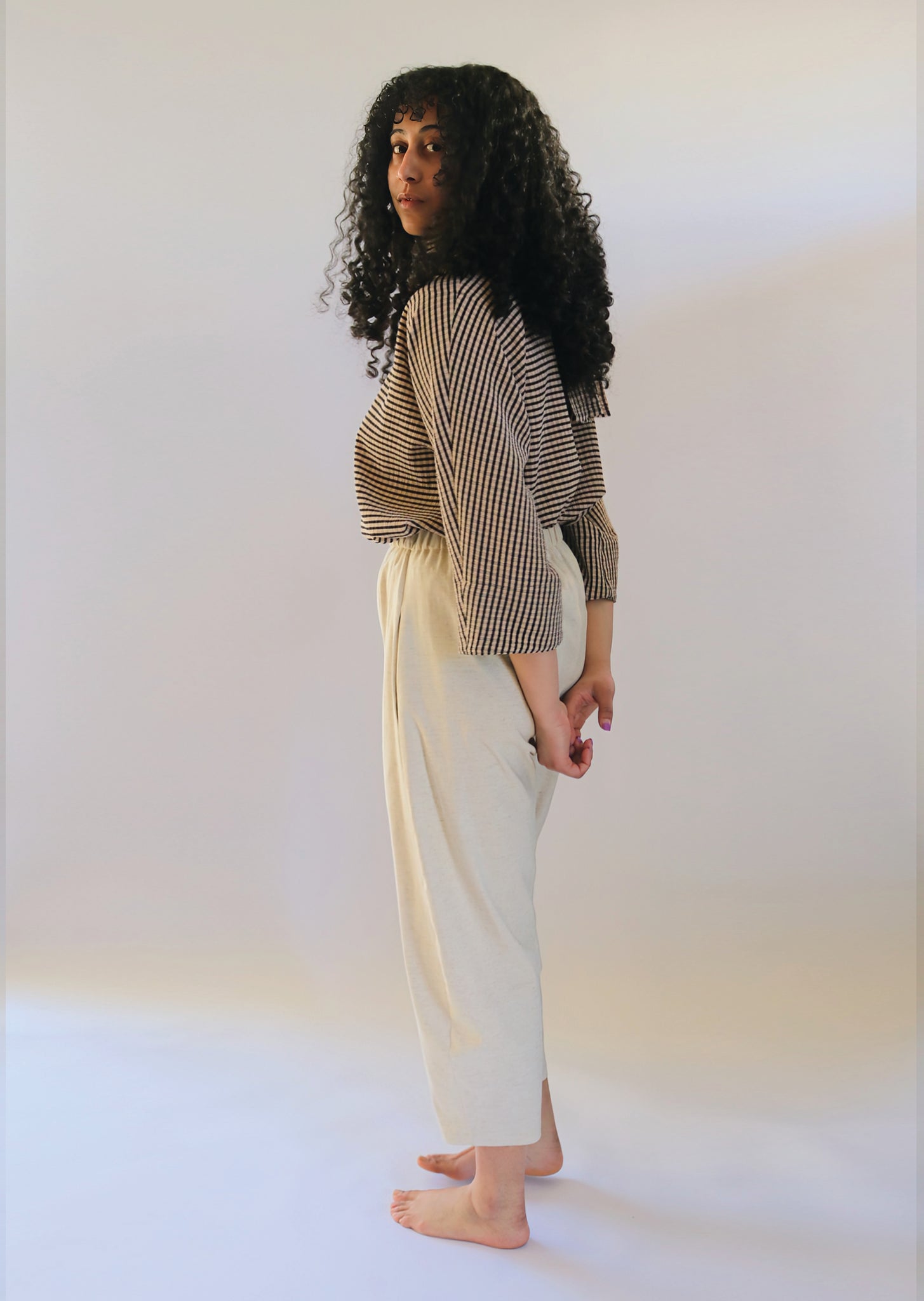 Bob Trousers Stretch Linen