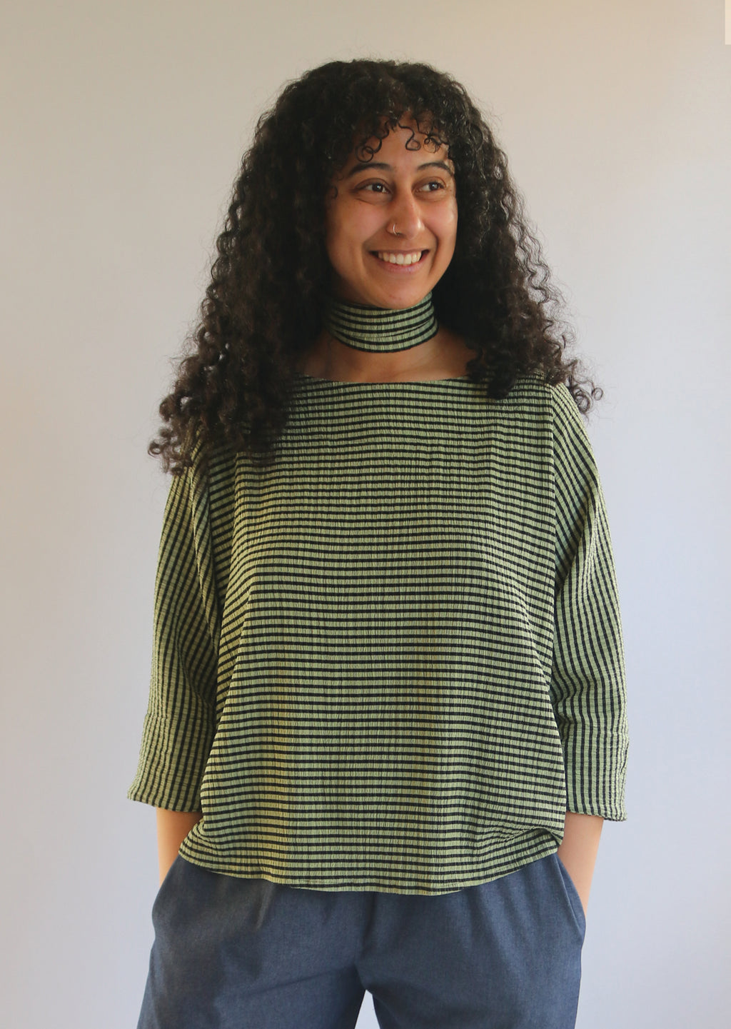 Dora Blouse Seesucker