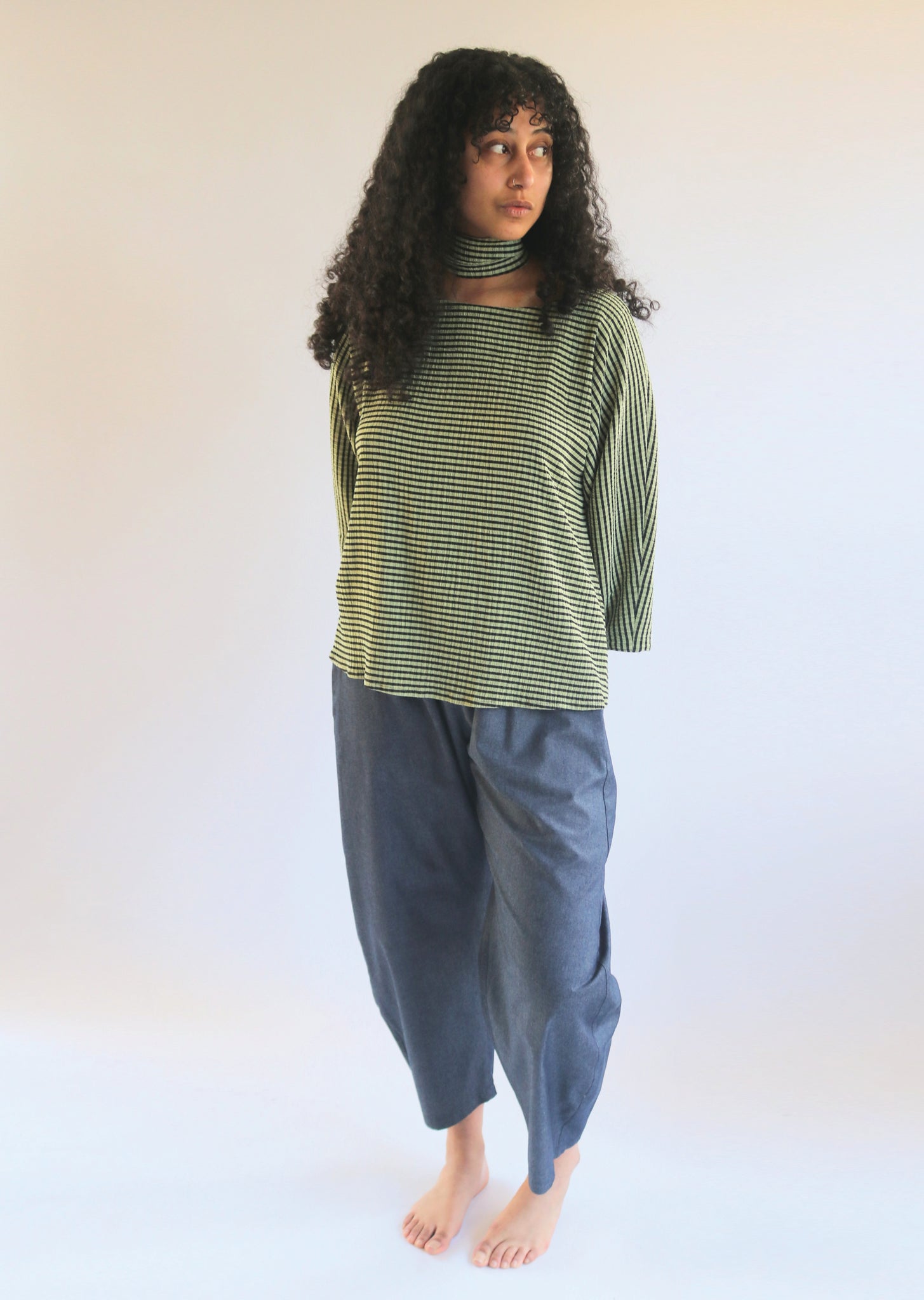 Dora Blouse Seesucker Gingham