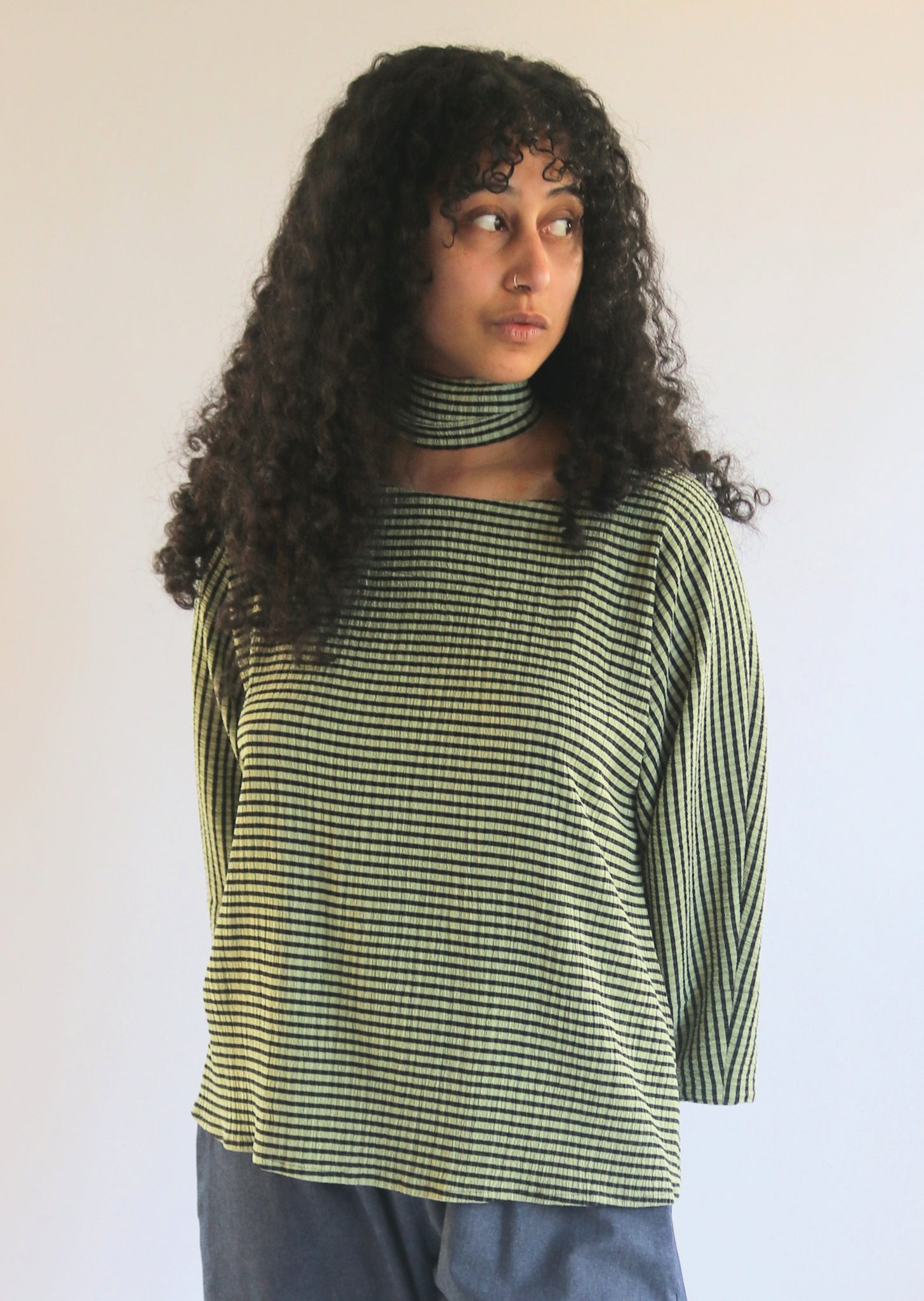 Dora Blouse Seesucker Gingham