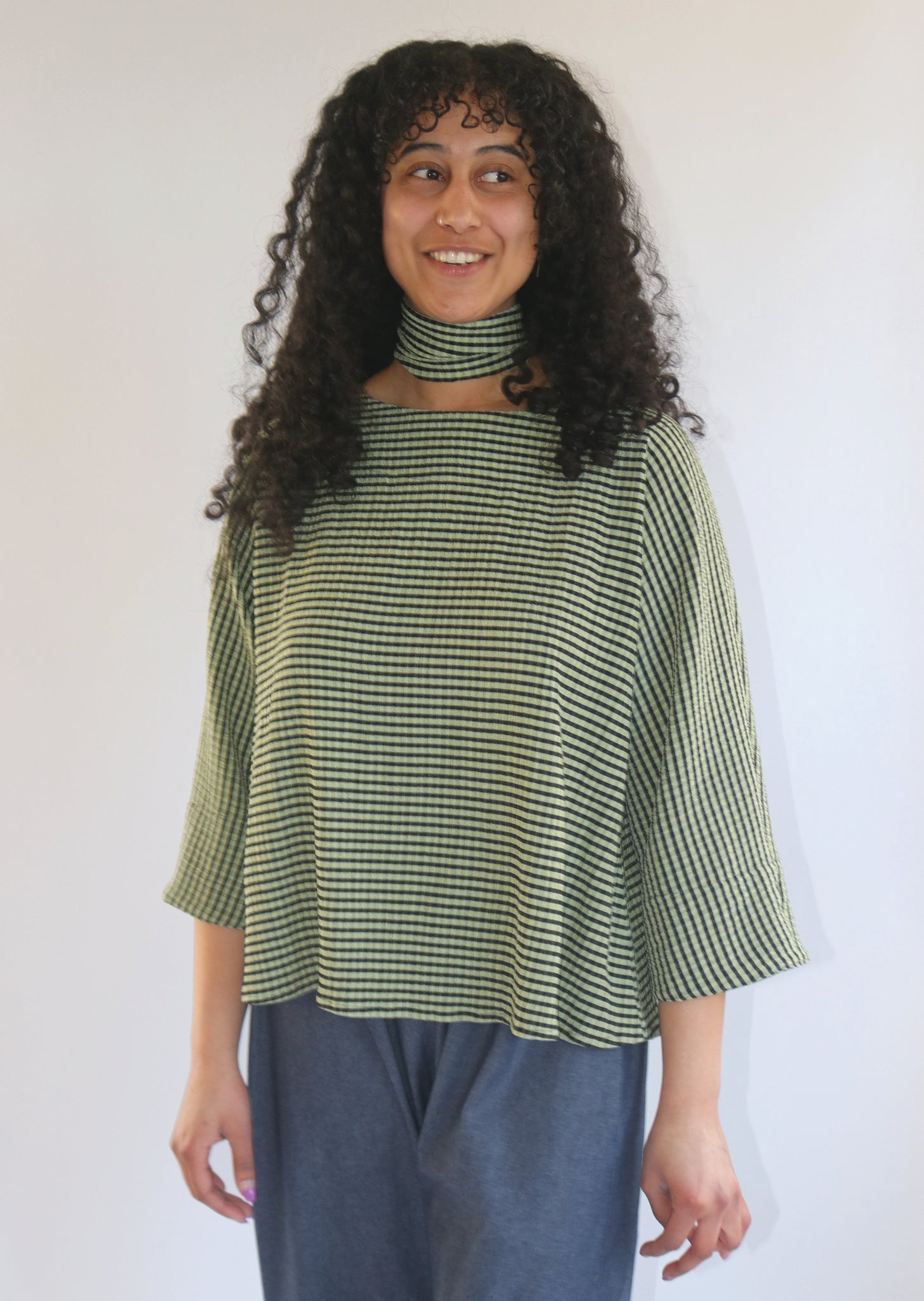 Dora Blouse Seesucker