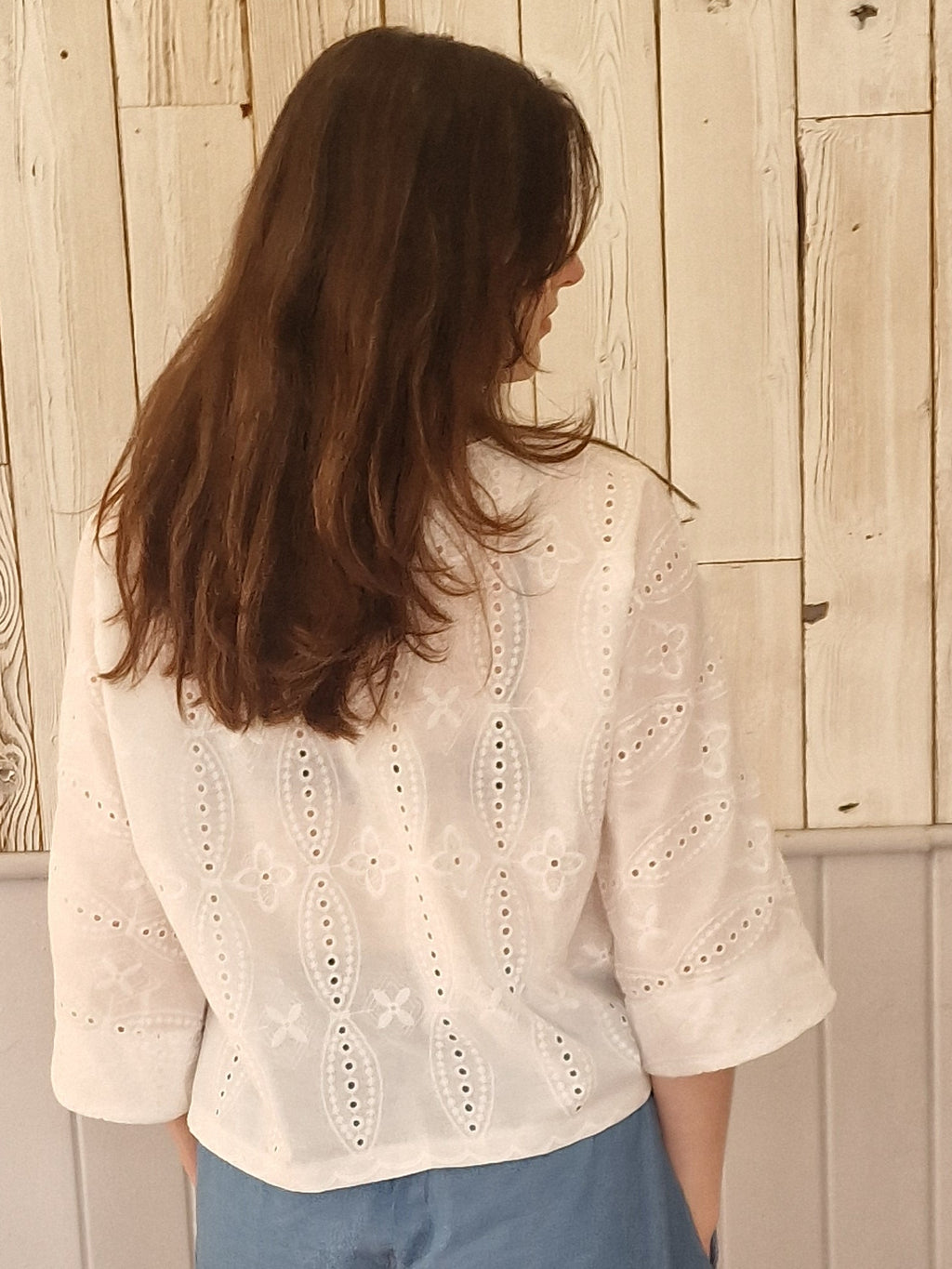 Dora Blouse Embroidered Cotton