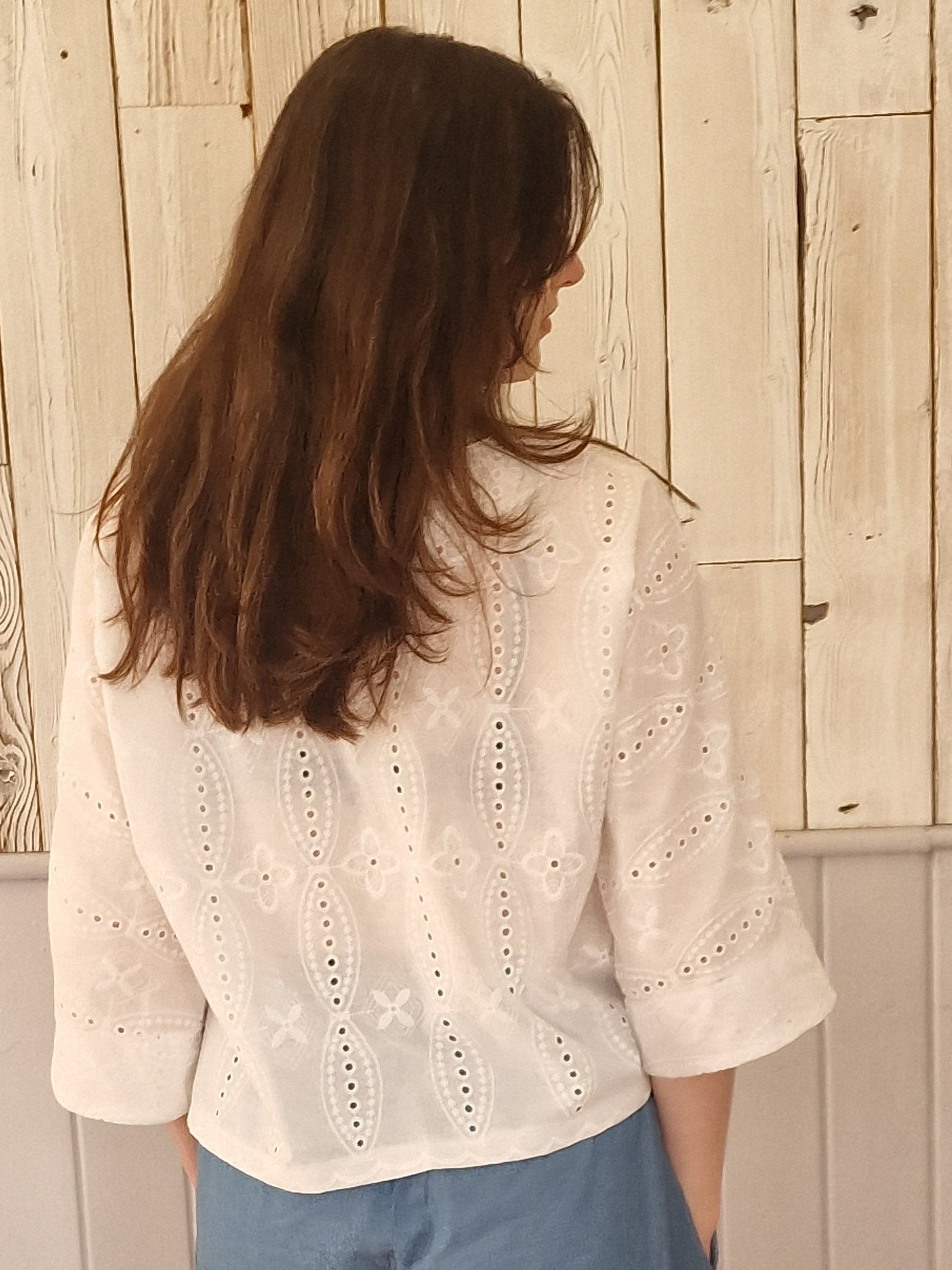 Dora Blouse Embroidered Cotton