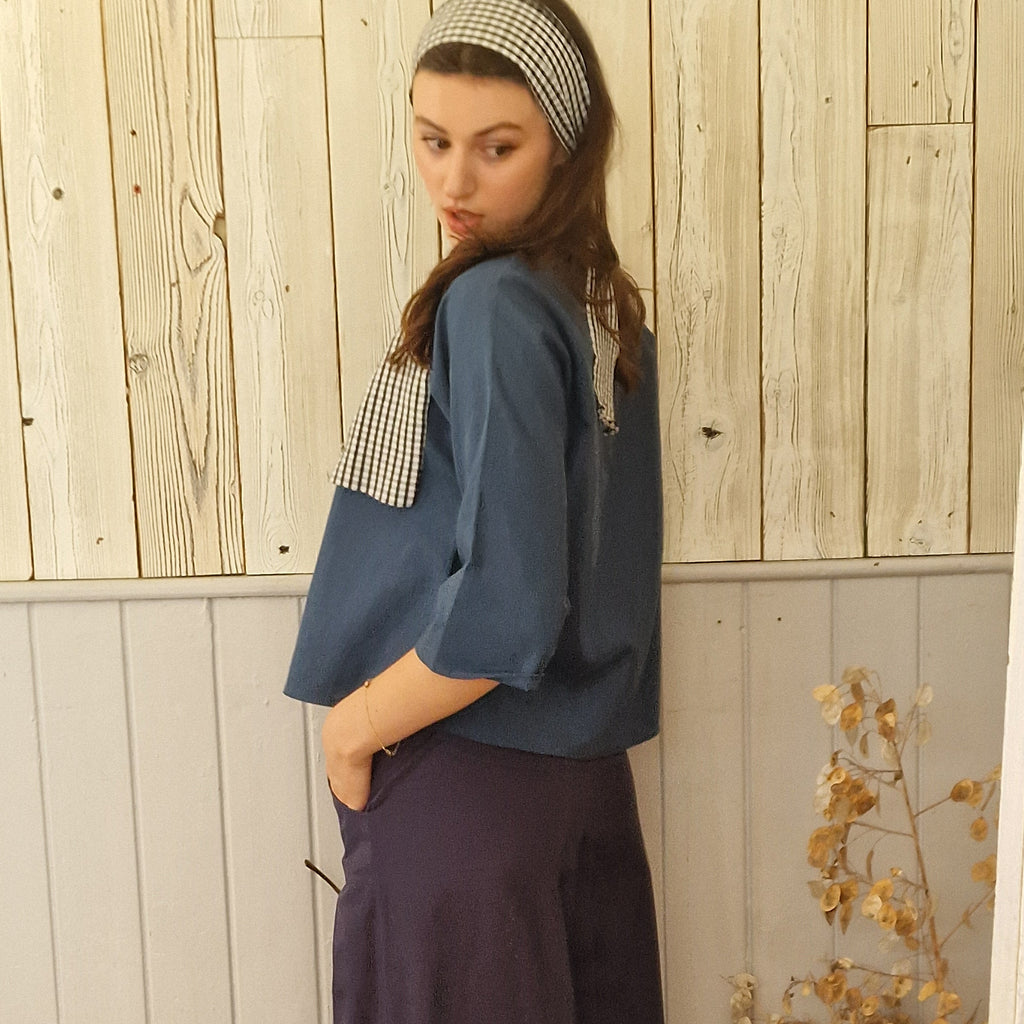 Dora Blouse in Cotton/Linen