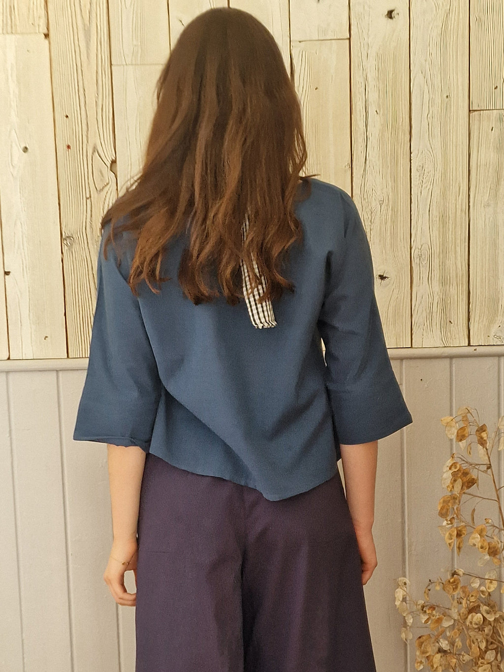 Dora Blouse in Cotton/Linen