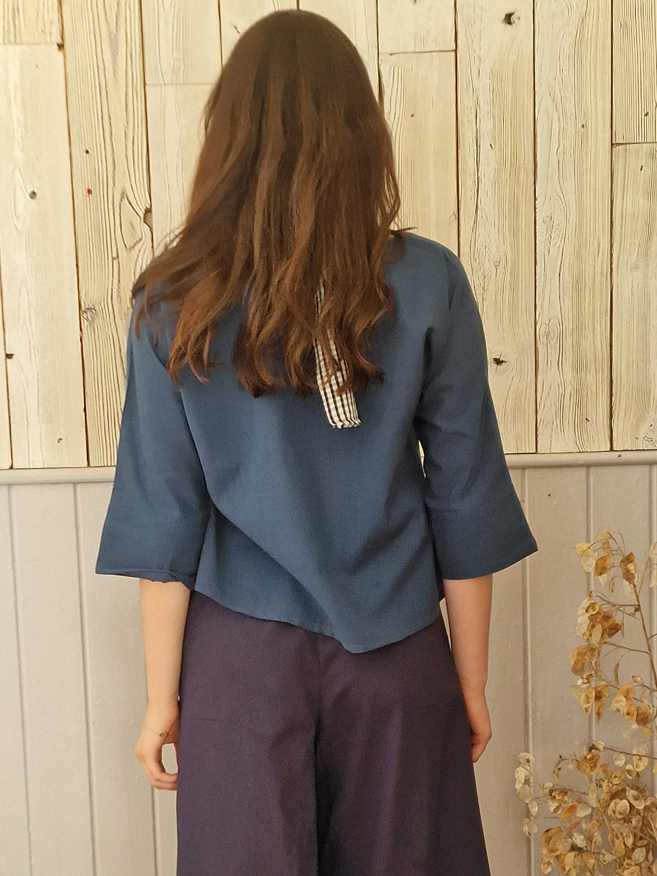 Dora Blouse in Cotton/Linen
