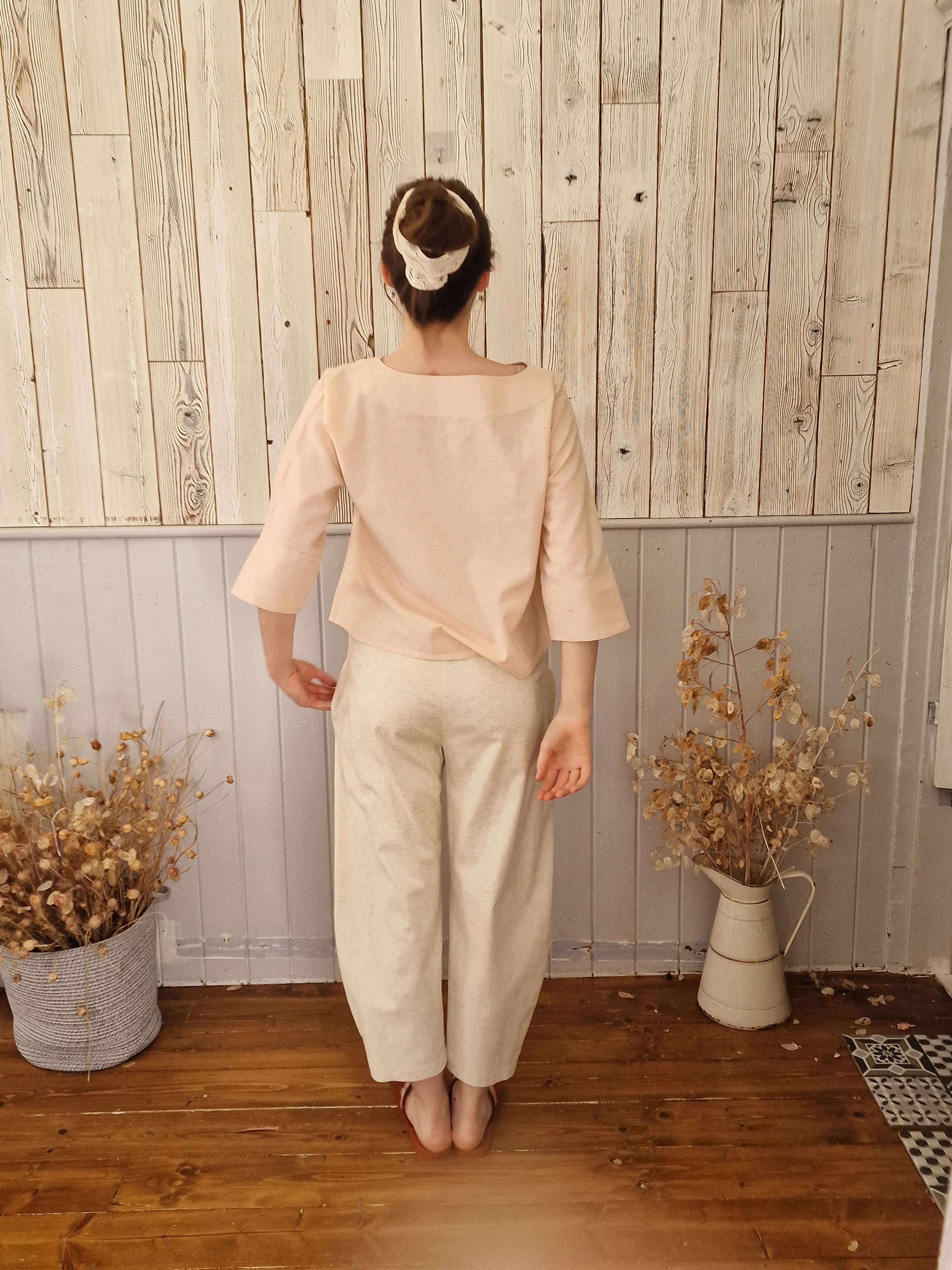 Dora Blouse Linen & Cotton