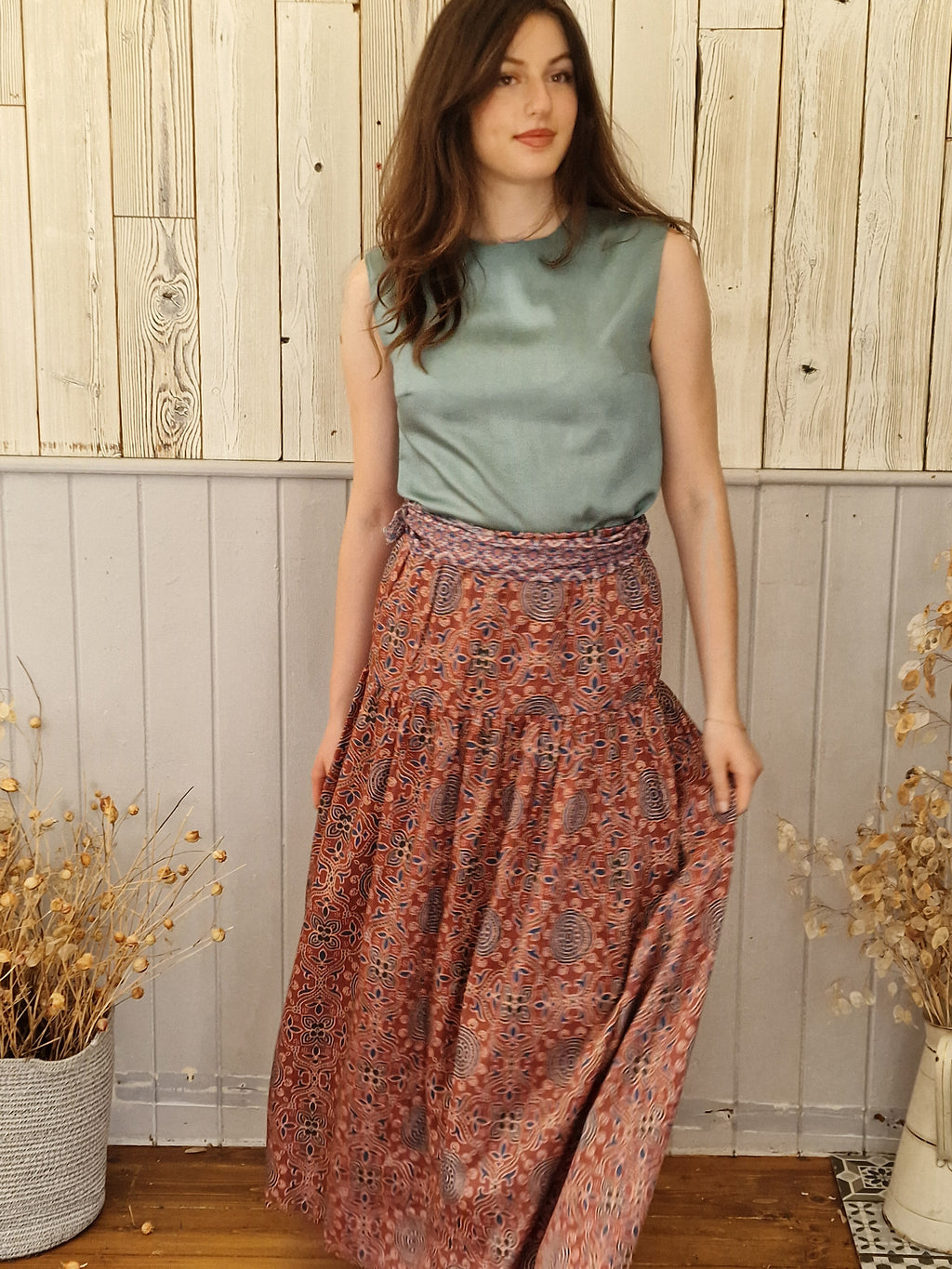 Anna Skirt Blockprint