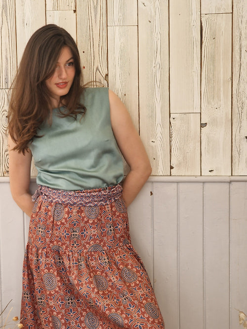 Anna Skirt Blockprint
