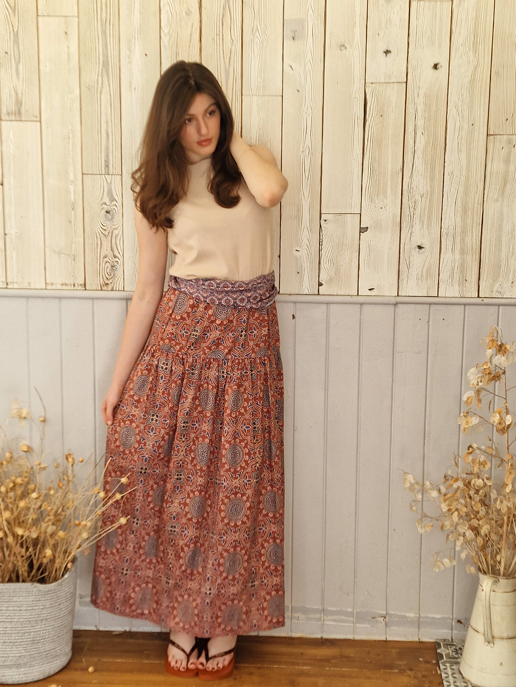 Anna Skirt Blockprint