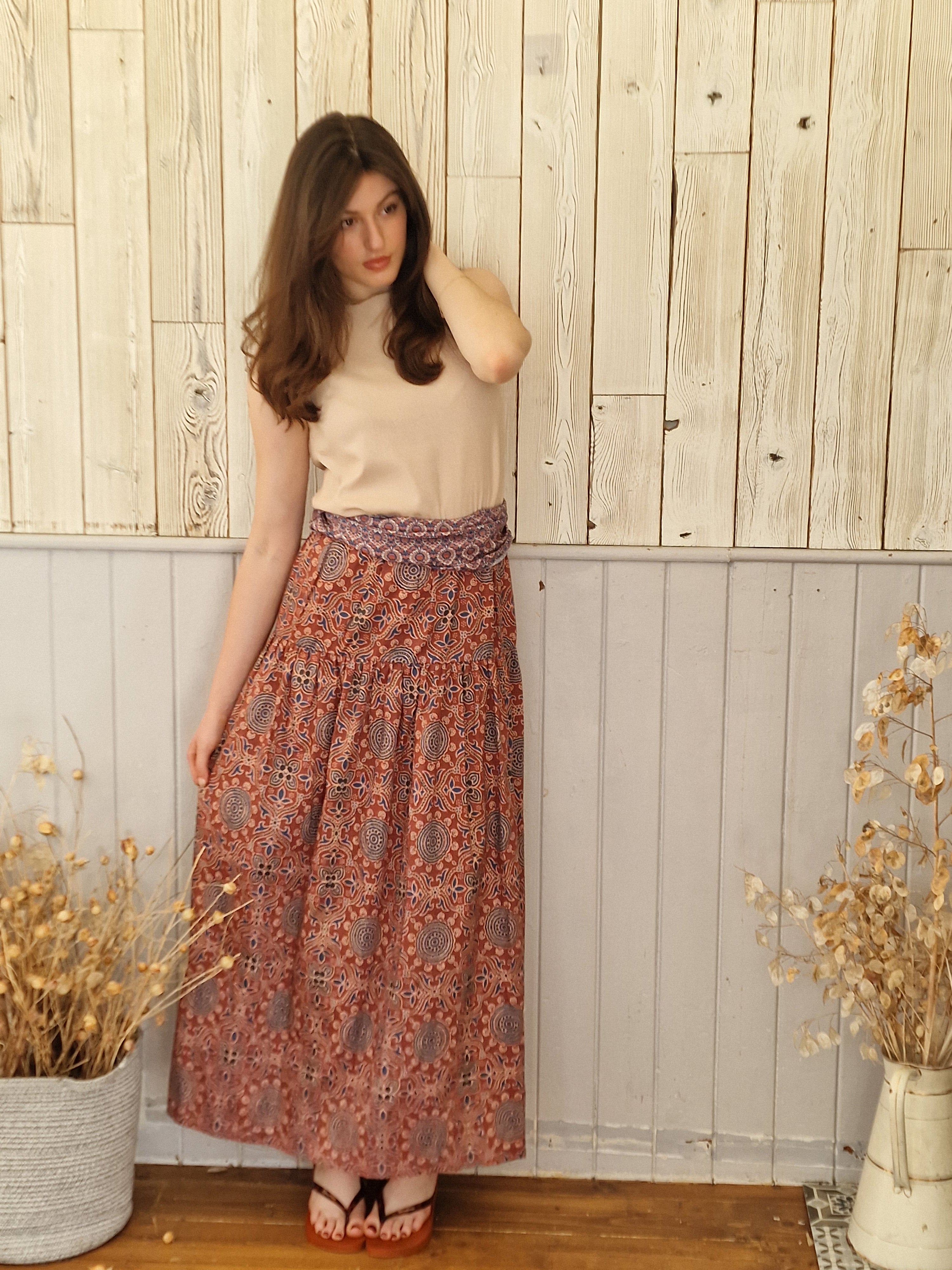 Anna Skirt Blockprint