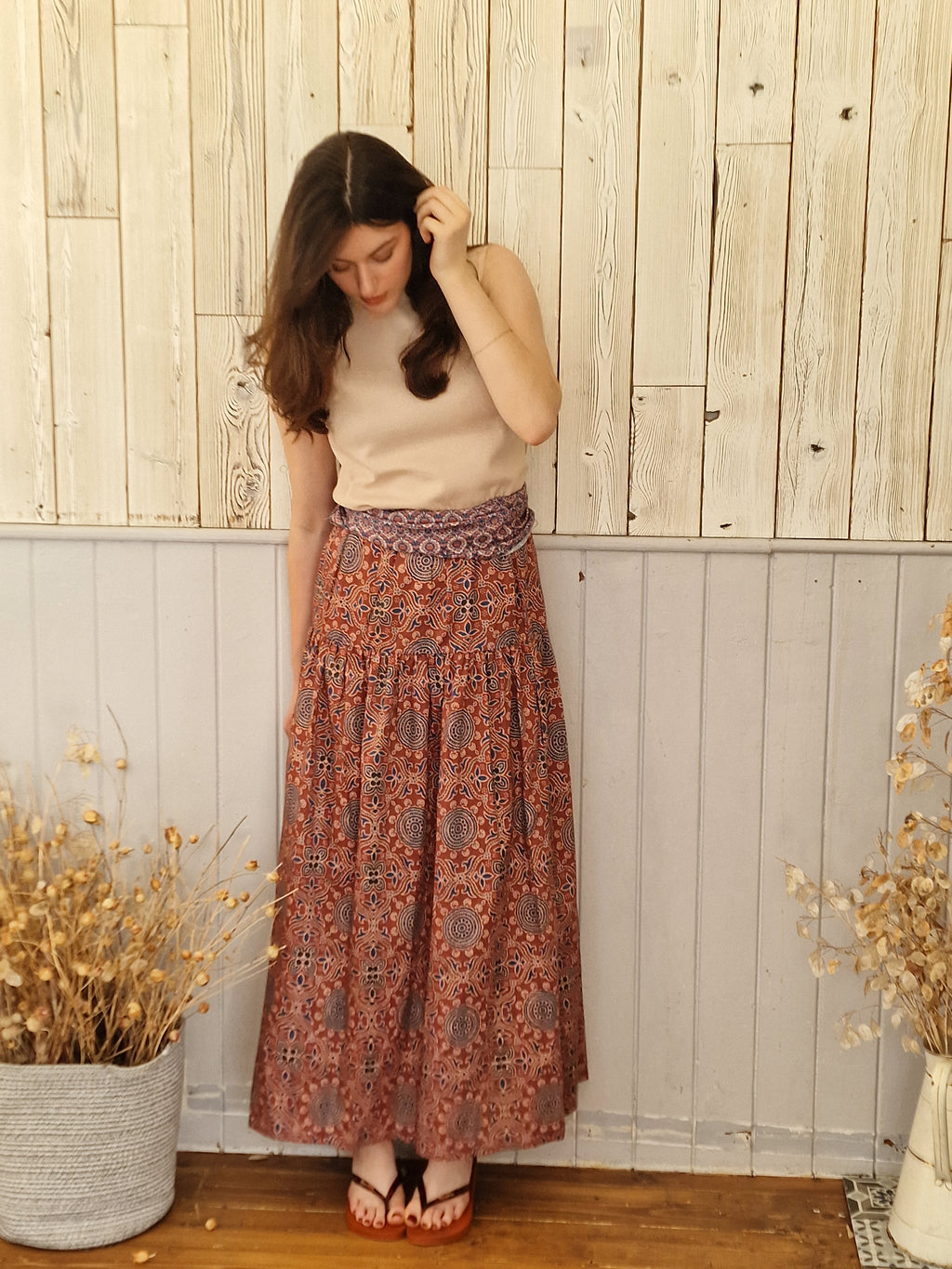 Anna Skirt Blockprint