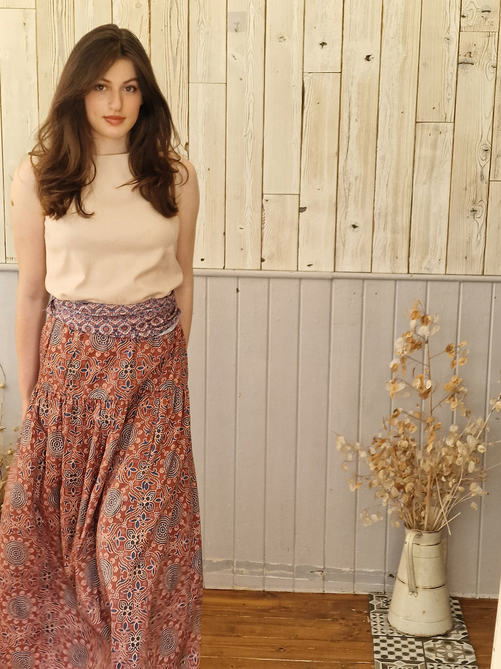 Anna Skirt Blockprint