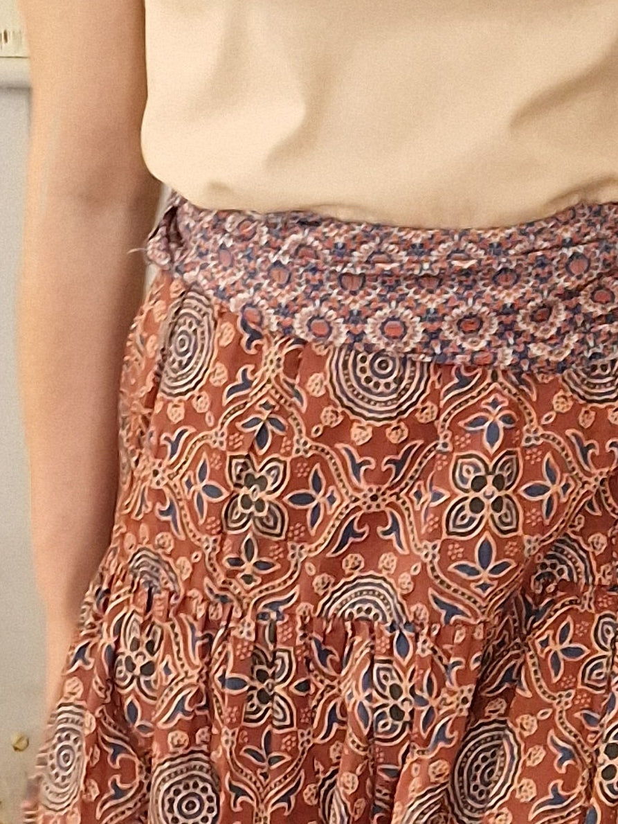 Anna Skirt Blockprint