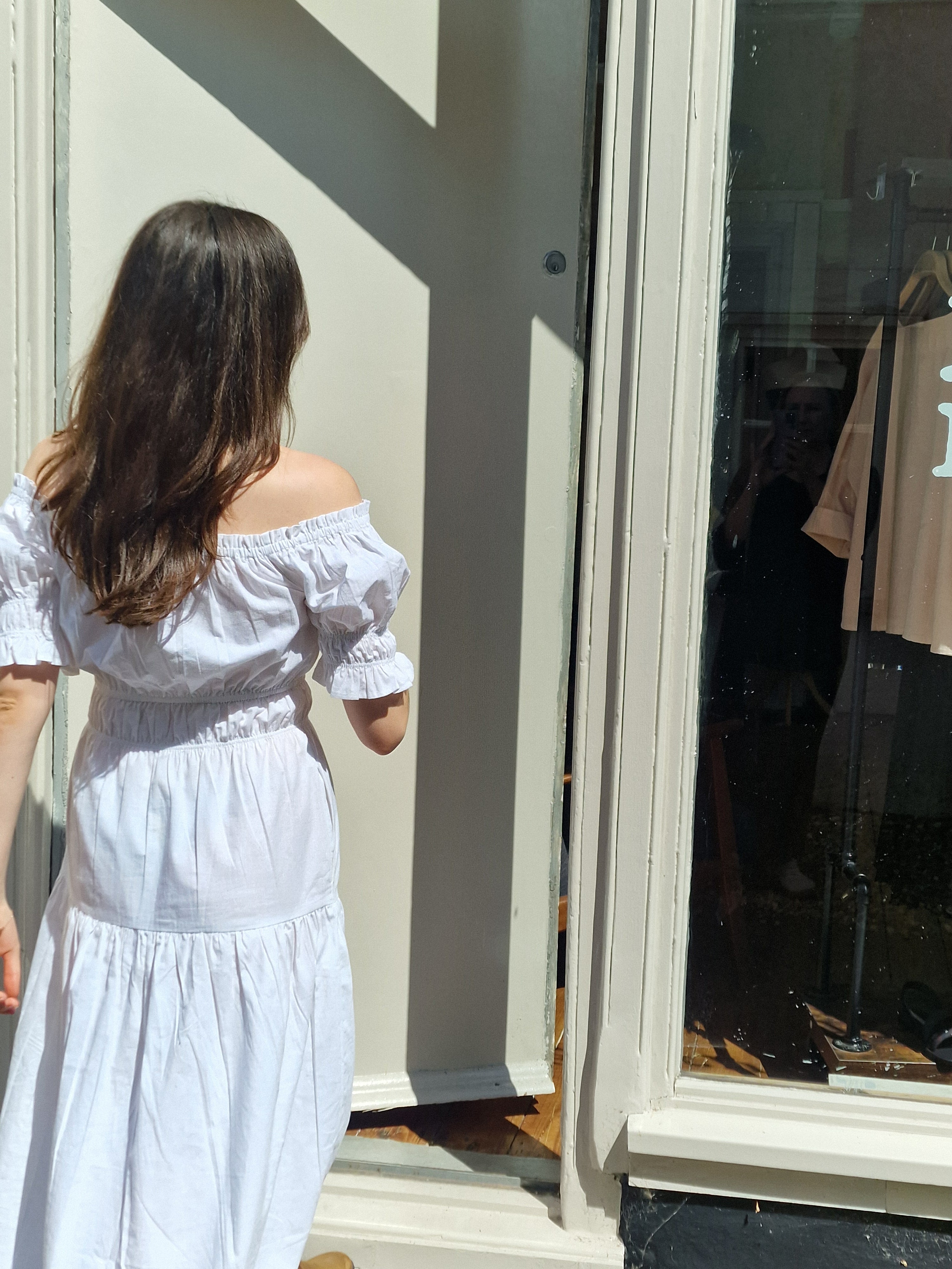 Olive Dress in Crinkle Cotton