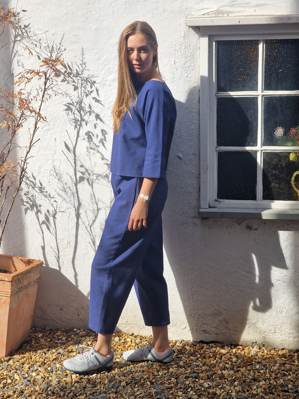 Bob Trousers in Cotton Twill