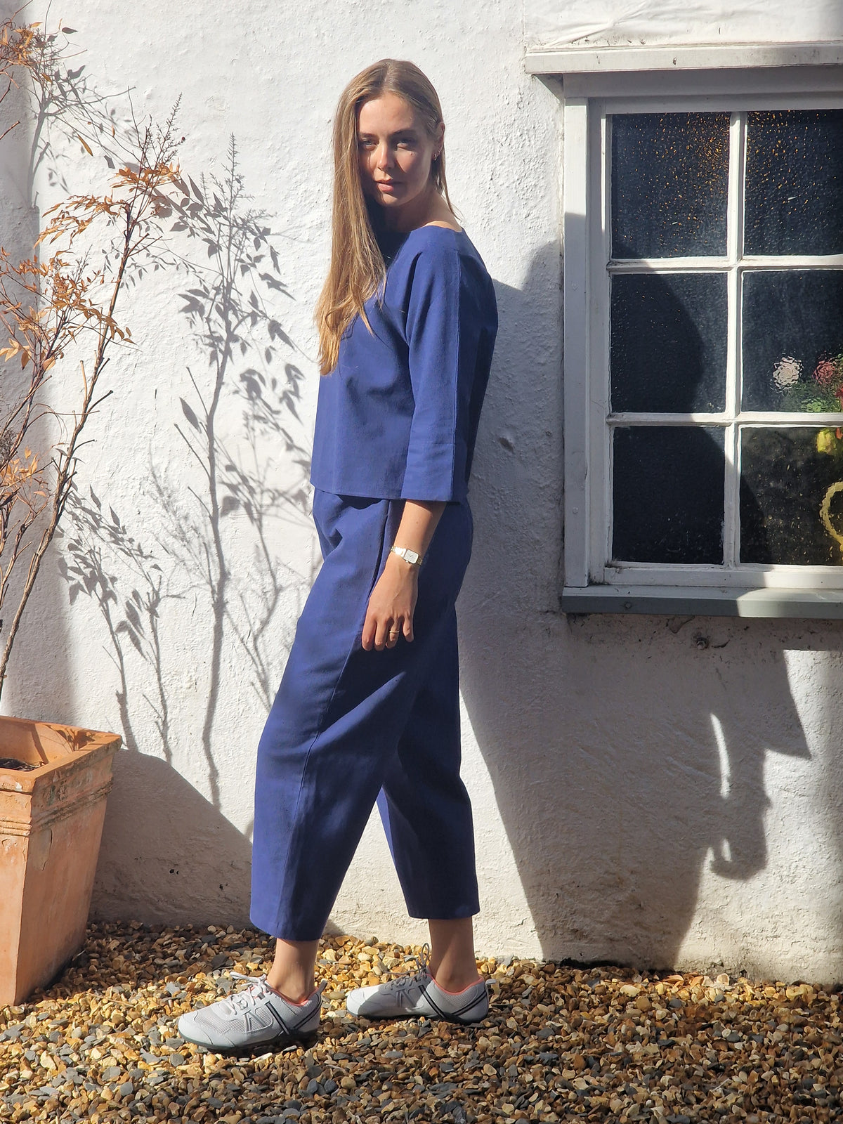 Bob Trousers in Cotton Twill