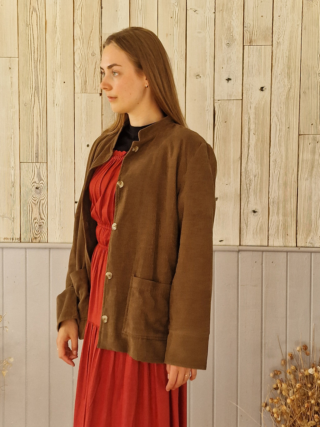 Olive Dress in Tencel