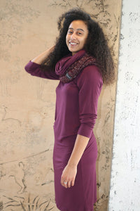 Cowl Neck Dress